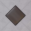 Alfi Brand 5" x 5" Modern Square Polished SS Shower Drain W/ Solid Cover ABSD55B-PSS